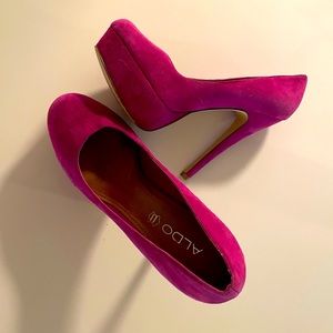 Aldo high heels pink shoes